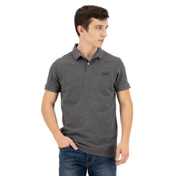 Superdry Classic pique polo (M1110343A) anthracite