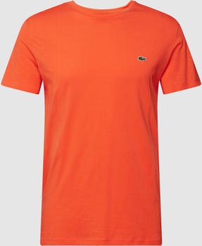Lacoste Men's Crew Neck Pima Cotton Jersey T-shirt (TH6709-02K) orange