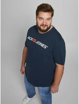 Jack & Jones Corp Logo Short Sleeve T-Shirt (12184987) navy blazer