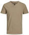 Jack & Jones Split Neck Slim Fit Short Sleeve T-Shirt (12164972) crockery