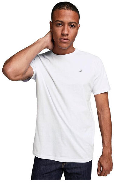 Jack & Jones Jxj Short Sleeve Crew Neck T-Shirt (12185714) white/detailpackedwallcolors