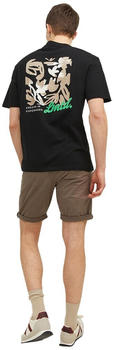 Jack & Jones Cabana Back Short Sleeve Crew Neck T-Shirt (12234262) black