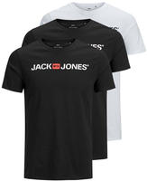 Jack & Jones Rundhalsshirt "JJECORP im 3er Pack mit Print und...