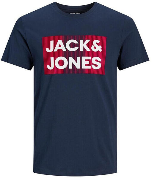 Jack & Jones Corp Logo 3 Pack Short Sleeve T-Shirt (12191762) black/pack 1 black/1 navy/1 white