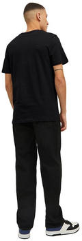 Jack & Jones Flag Lag Short Sleeve Crew Neck T-Shirt (12221011) negro