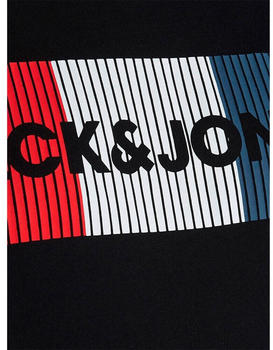 Jack & Jones Large Size Corp Logo T-Shirt (12158505) black/printplay