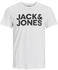 Jack & Jones Large Size Corp Logo T-Shirt (12158505) white