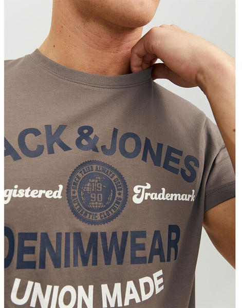 Jack & Jones Logo 2 Col Short Sleeve O Neck T-Shirt (12220500) falcon