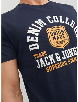 Jack & Jones Logo 2 Col Short Sleeve O Neck T-Shirt (12220500) sky