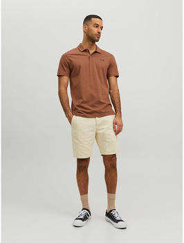 Jack & Jones Mark Short Sleeve Polo (12232814) cocoabrown