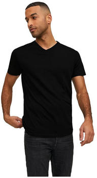 Jack & Jones Organic Basic Short Sleeve V Neck T-Shirt (12156102) black