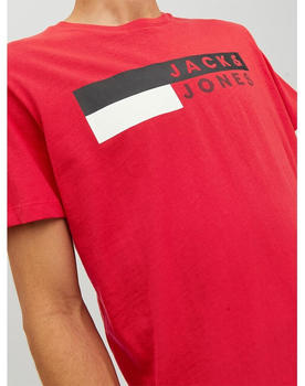 Jack & Jones Corp Logo Tee (12151955) truered/detailplay 4