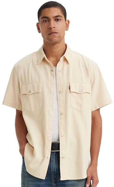 Levi's Relaxed Fit Western Short Sleeve Round Neck T-Shirt (A5722) beige