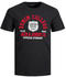 Jack & Jones Logo 2 Col Short Sleeve O Neck T-Shirt (12220500) black