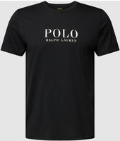 Polo Ralph Lauren Herren T-Shirt schwarz Jersey-Baumwolle unifarben