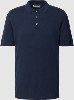 Jack & Jones Poloshirt mit Viskose-Anteil Und Polokragen Emil (12223950) marineblau