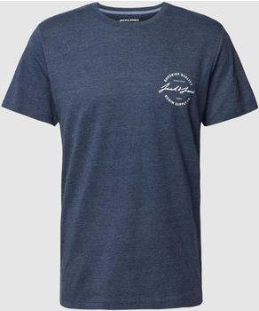 Jack & Jones T-Shirt mit Rundhalsausschnitt (12222037) dunkelblau