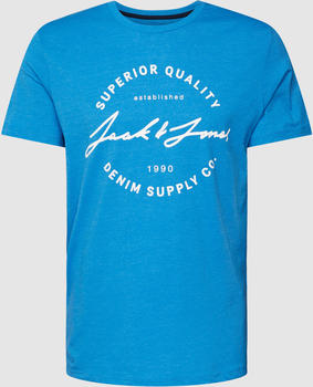 Jack & Jones T-Shirt mit Rundhalsausschnitt (12222037) ozean blau