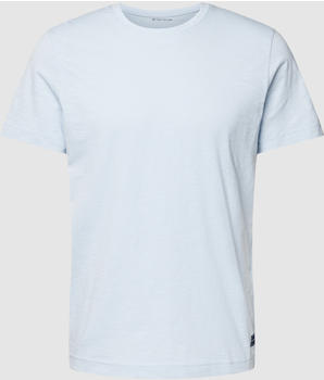 Tom Tailor T-Shirt mit Melierter Optik Uni Slub Tee (1037280) hellblau