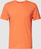 Tom Tailor T-Shirt mit Melierter Optik Uni Slub Tee (1037280) orange