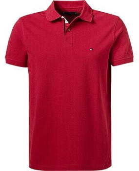 Tommy Hilfiger Flag Under Placket Short Sleeve Polo (MW0MW31684) primary red