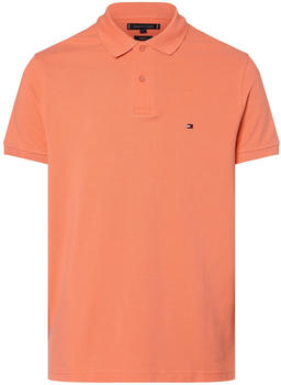 Tommy Hilfiger Flag Under Placket Short Sleeve Polo (MW0MW31684) orange