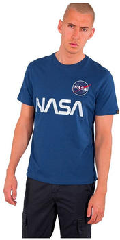 Alpha Industries Nasa Reflective Short Sleeve T-Shirt (178501) blau