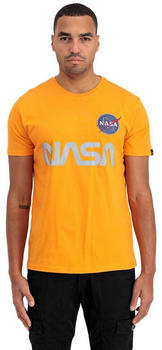 Alpha Industries Nasa Reflective Short Sleeve T-Shirt (178501) orange