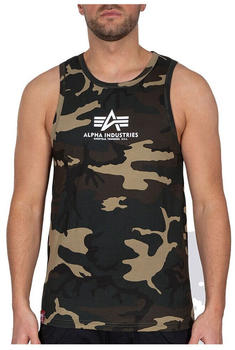 Alpha Industries Basic Camo Sleeveless T-Shirt (126566C) braun/grün