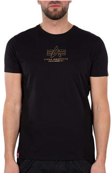 Alpha Industries Basic Ml Foil Print T-Shirt (106502) schwarz