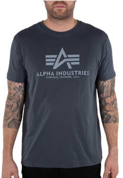 Alpha Industries Basic Reflective Print Short Sleeve T-Shirt (100501RP) grau
