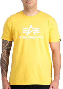 Alpha Industries Basic Short Sleeve Crew Neck T-Shirt (100501) gelb