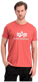 Alpha Industries Basic Short Sleeve Crew Neck T-Shirt (100501) rot