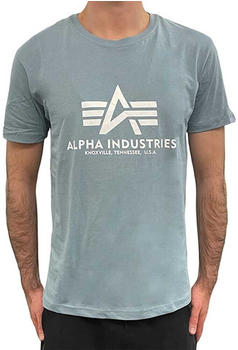 Alpha Industries Basic Short Sleeve T-Shirt (100501) grau/blue
