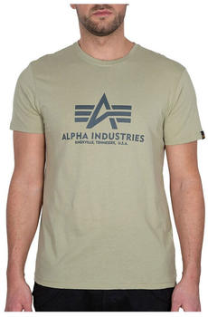 Alpha Industries Basic Short Sleeve T-Shirt (100501) light olive