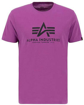 Alpha Industries Basic Short Sleeve T-Shirt (100501) lila