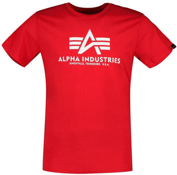 Alpha Industries Basic Short Sleeve T-Shirt (100501) rot