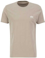 Alpha Industries Rundhalsshirt "BASIC T SMALL LOGO" Baumwolle, regular fit