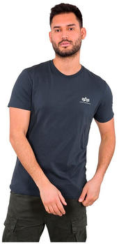 Alpha Industries Basic Small Logo Short Sleeve T-Shirt (188505) navy