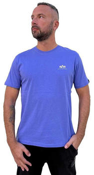 Alpha Industries Basic Small Logo Short Sleeve T-Shirt (188505) electric violet