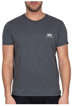 Alpha Industries Basic Small Logo Short Sleeve T-Shirt (188505) grau