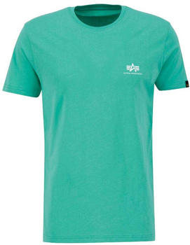 Alpha Industries Basic Small Logo Short Sleeve T-Shirt (188505) atomic green