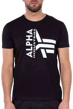 Alpha Industries Half Logo Foam T-Shirt (106510) schwarz