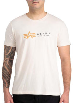 Alpha Industries Label Short Sleeve Crew Neck T-Shirt (118502) weiß