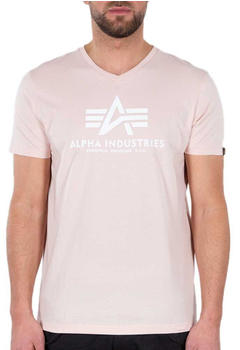 Alpha Industries Basic V-neck T-Shirt (106512) pale peach