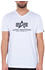 Alpha Industries Basic V-neck T-Shirt (106512) weiß