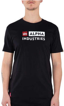 Alpha Industries Block-logo Short Sleeve T-Shirt (118507) schwarz