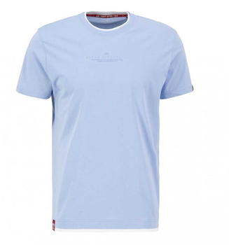 Alpha Industries Double Layer Short Sleeve T-Shirt (136507) blau