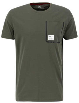 Alpha Industries Label Pocket Short Sleeve T-Shirt (136501) grau