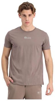 Alpha Industries Organics Emb Short Sleeve T-Shirt (118529) organic brown